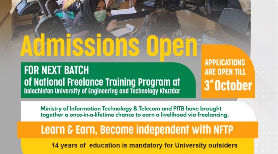 Admission open in NFTP